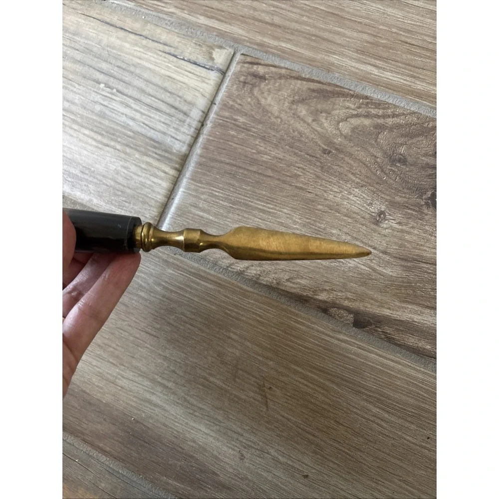 Vintage Letter Opener Brass Handheld Detachable